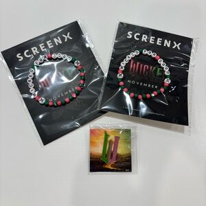 Wicked Movie Premiere Bracelets and Pin